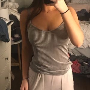 Aeropostale suede tank